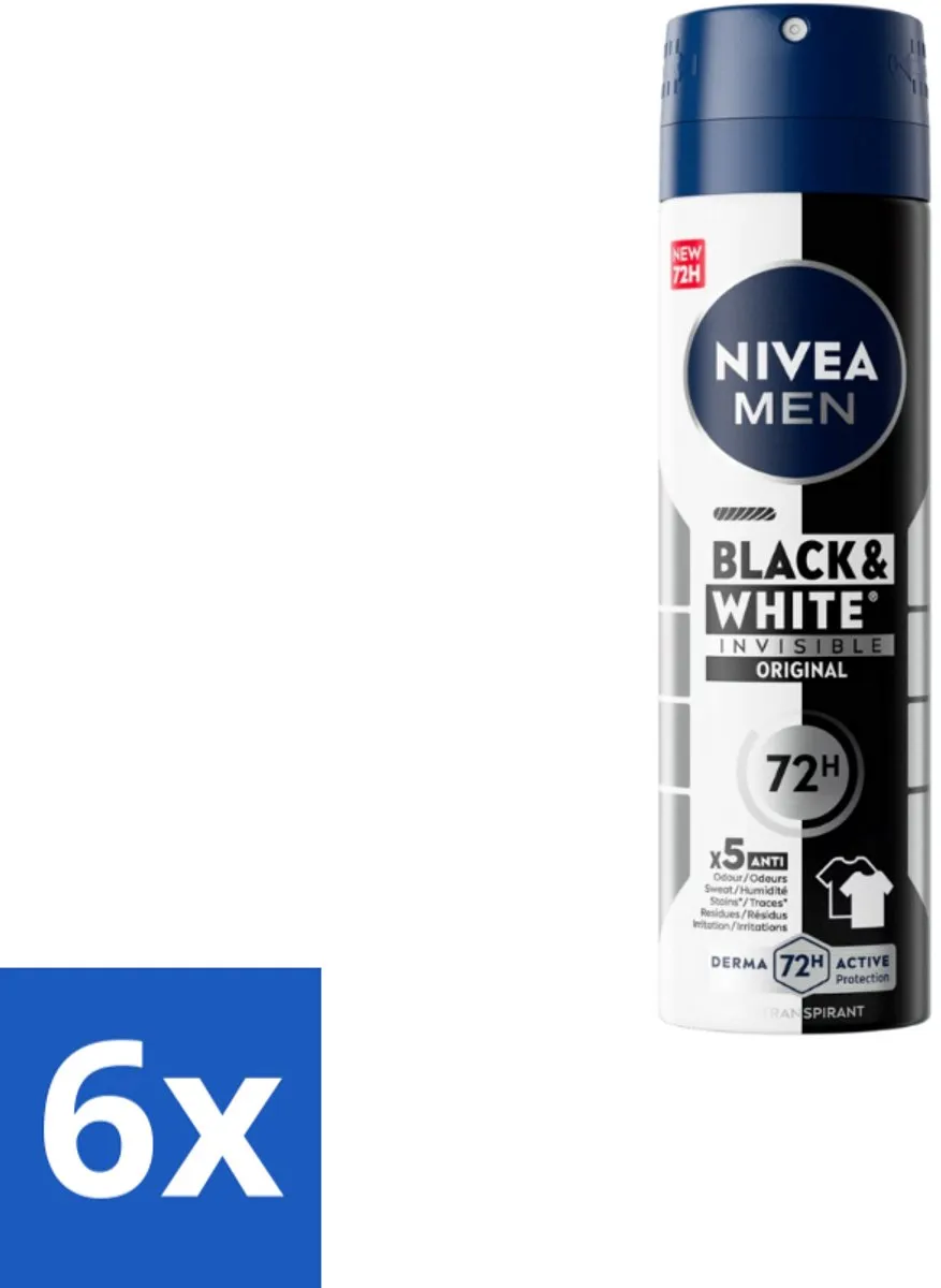 NIVEA MEN Invisible Deodorant Spray 150ml