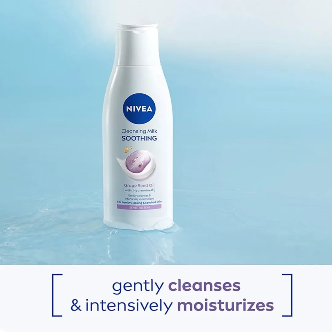 NIVEA Reinigingsmelk Sensitive 200ml - 6 Stuks
