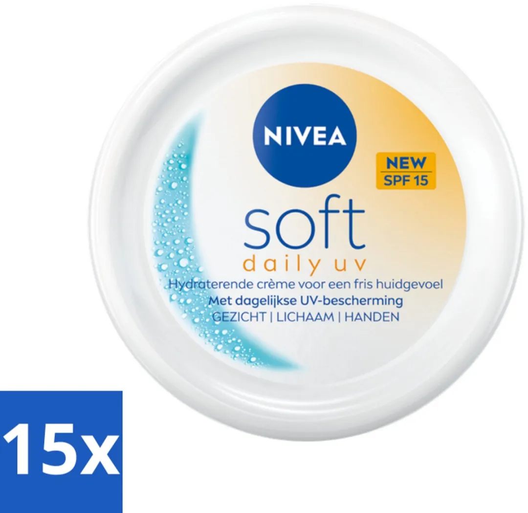 NIVEA Soft Daily UV Bodycrème SPF 15