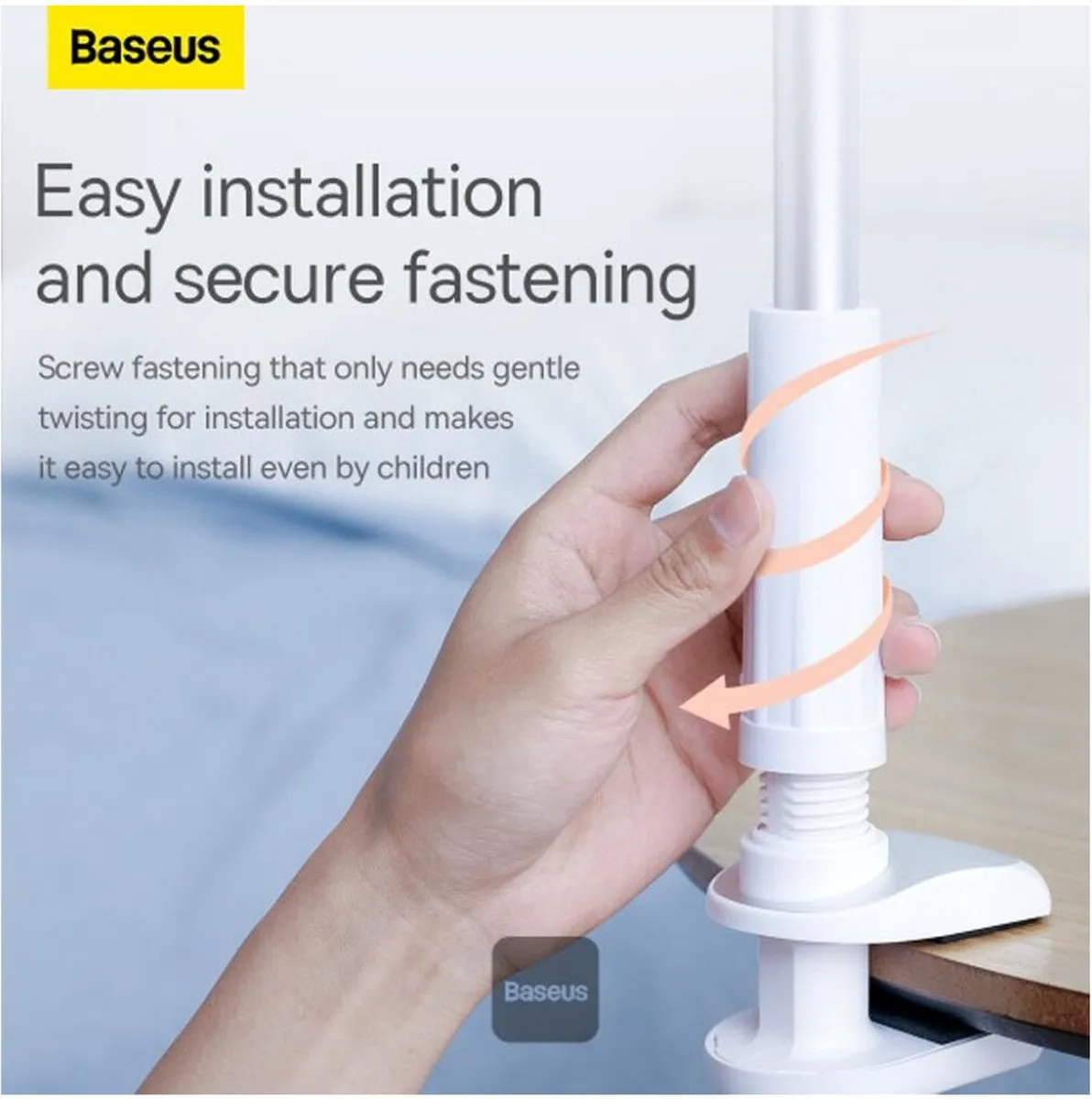 Baseus Lazy Telefoonhouder SULR-0G - Universeel - Zwart/Grijs