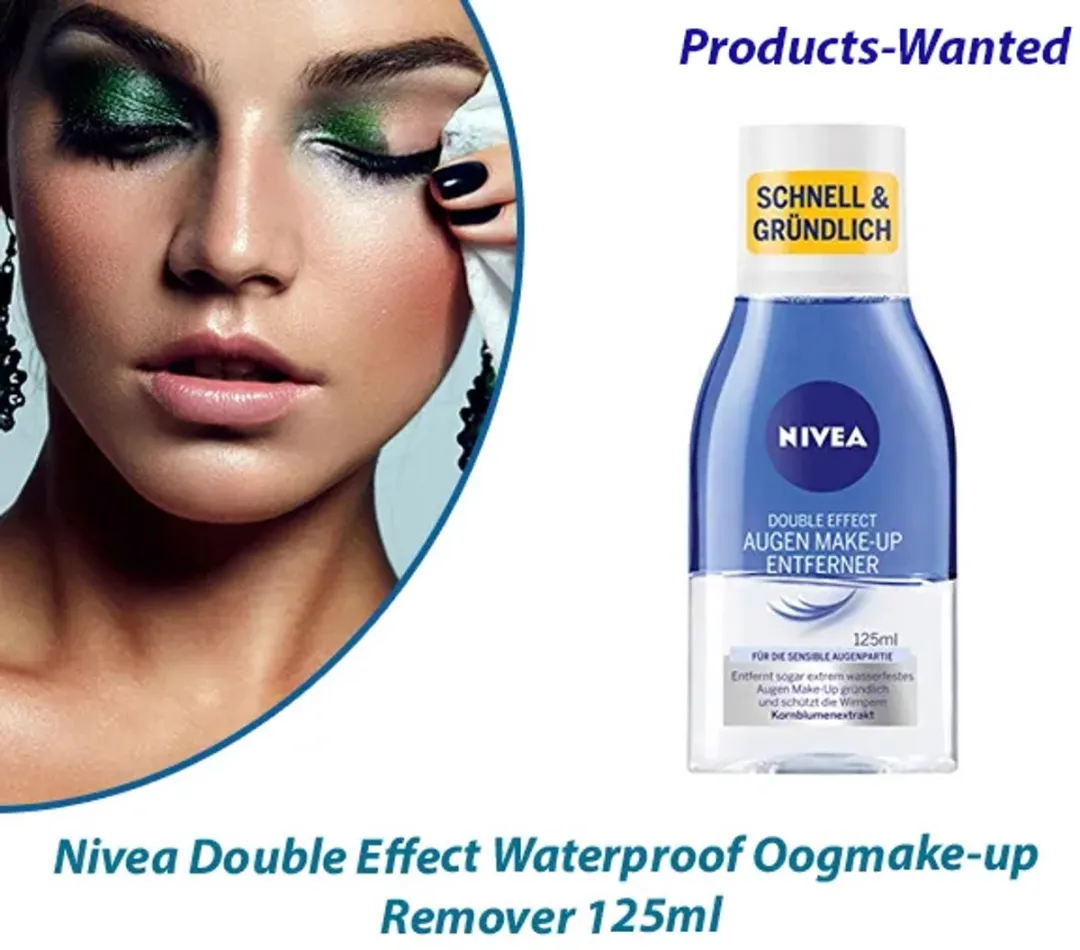 NIVEA Oogmake-Up Remover Double Effect 250ml - 2 Stuks