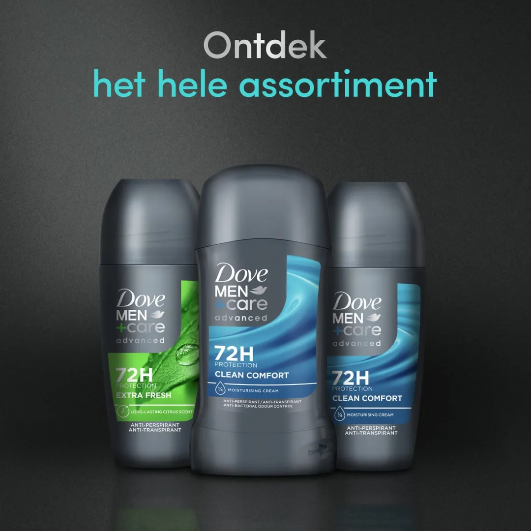 Dove Men+Care Anti-Transpirant Roller Clean Comfort 6x50ml