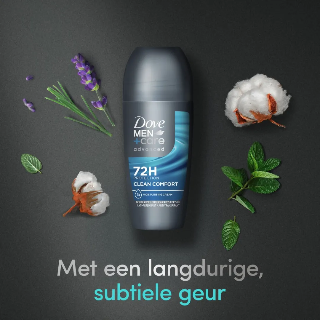 Dove Men+Care Anti-Transpirant Roller Clean Comfort 6x50ml
