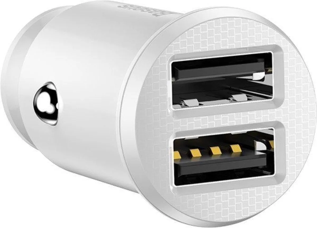 Baseus Mini Autolader 2x USB 3.1A 12W