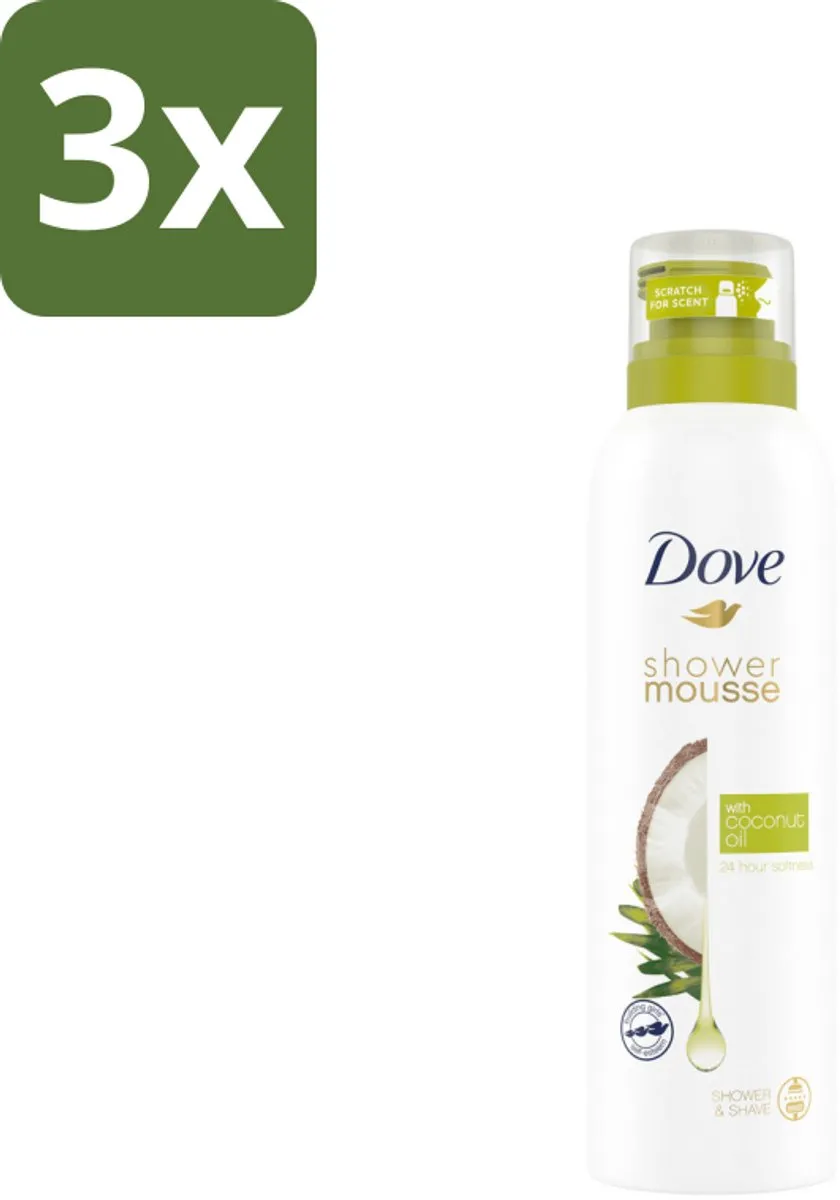 Dove Shower Foam Coconut Oil 200ml