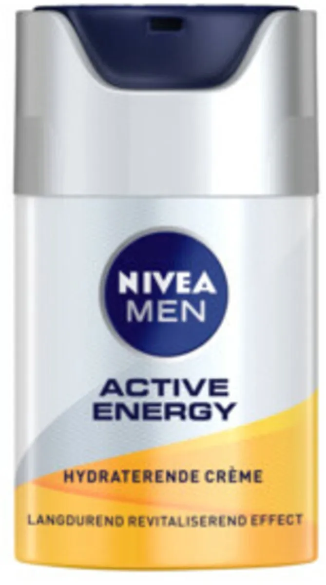 NIVEA MEN Active Energy Gezichtscrème Cafeïne 50ml - 250ml (5x50ml)
