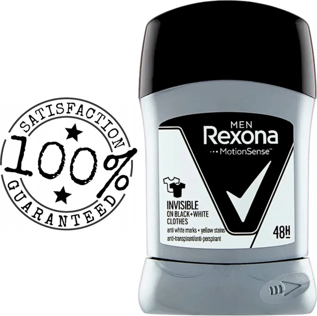 Rexona Men Invisible Black & White Deo Stick 50ml