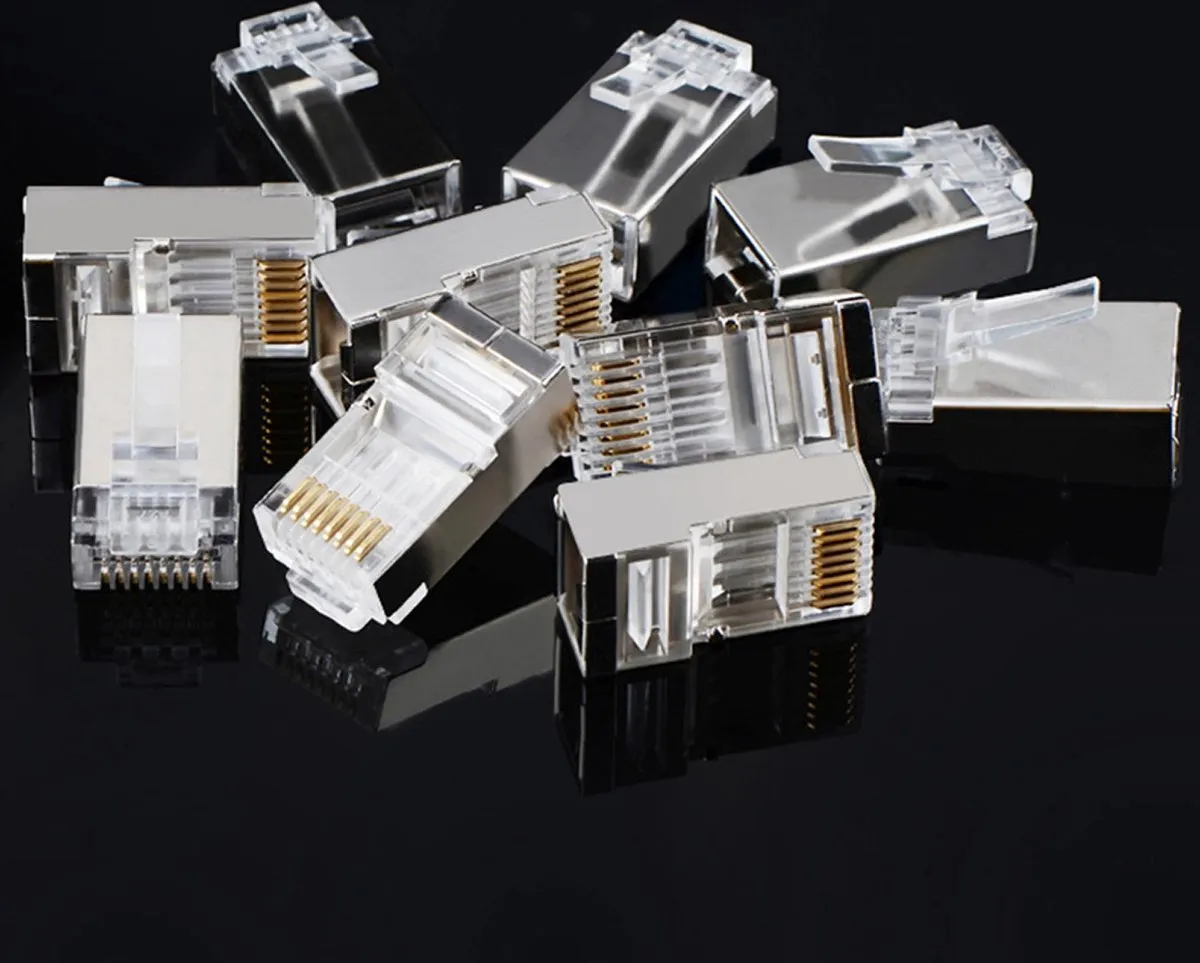 Ugreen RJ45 Stekkeruiteinden Cat.6 - 10 Stuks - Zilver