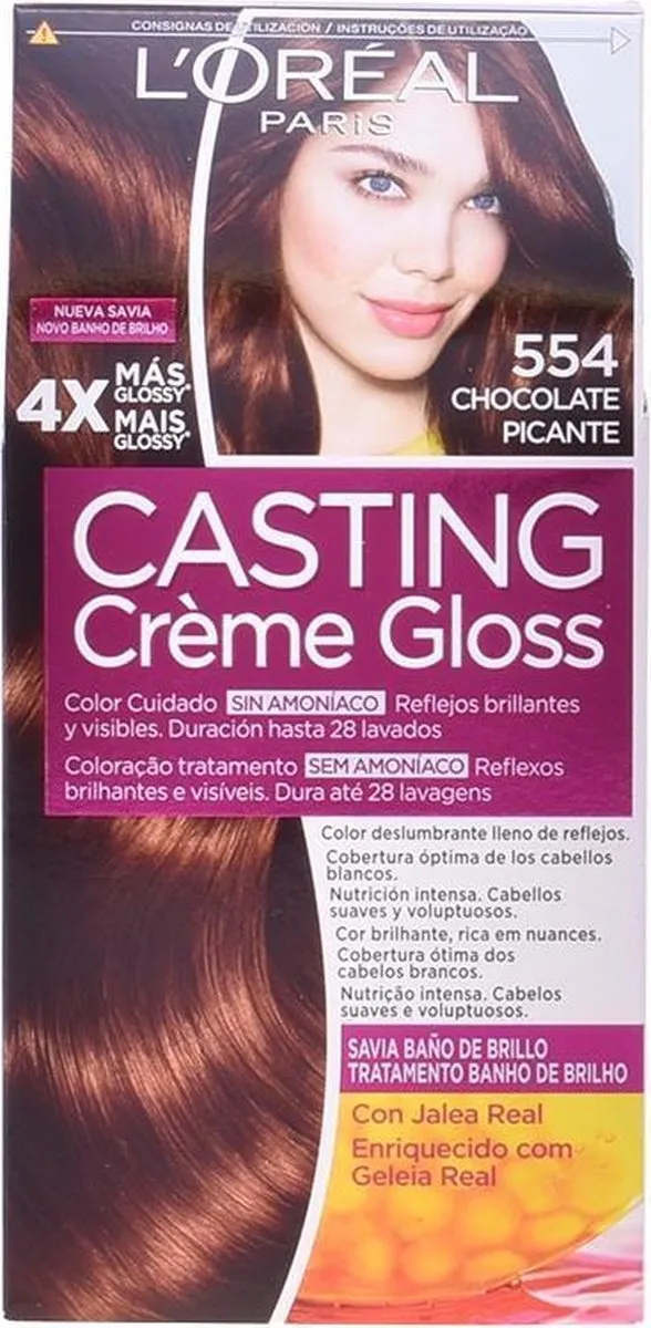 L'Oréal Paris Casting Crème Gloss 554 Haarkleur - 180ml