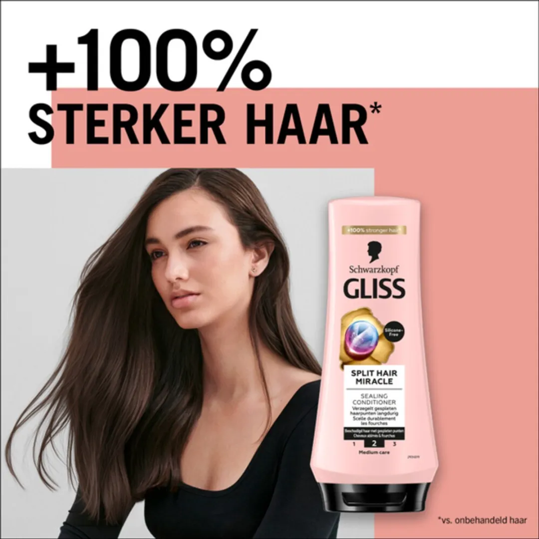 Schwarzkopf Gliss Hair Repair Conditioner Split Hair Miracle 200ml - 5 Stuks