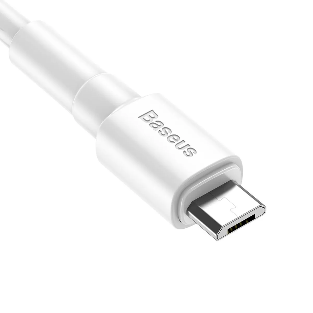Baseus USB-A naar Micro USB Kabel 1m - Wit