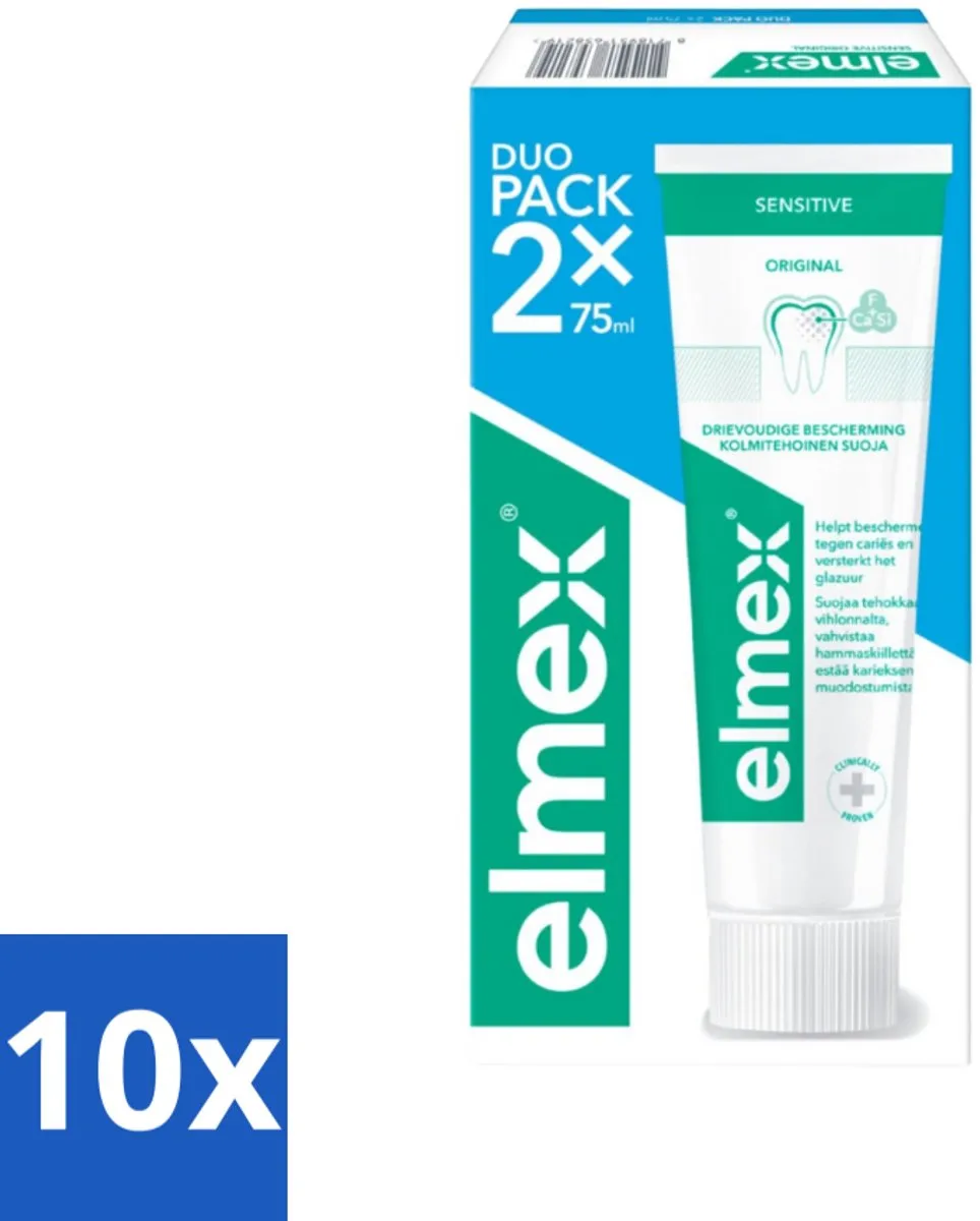 Elmex Sensitive Tandpasta Duopack 2x75ml
