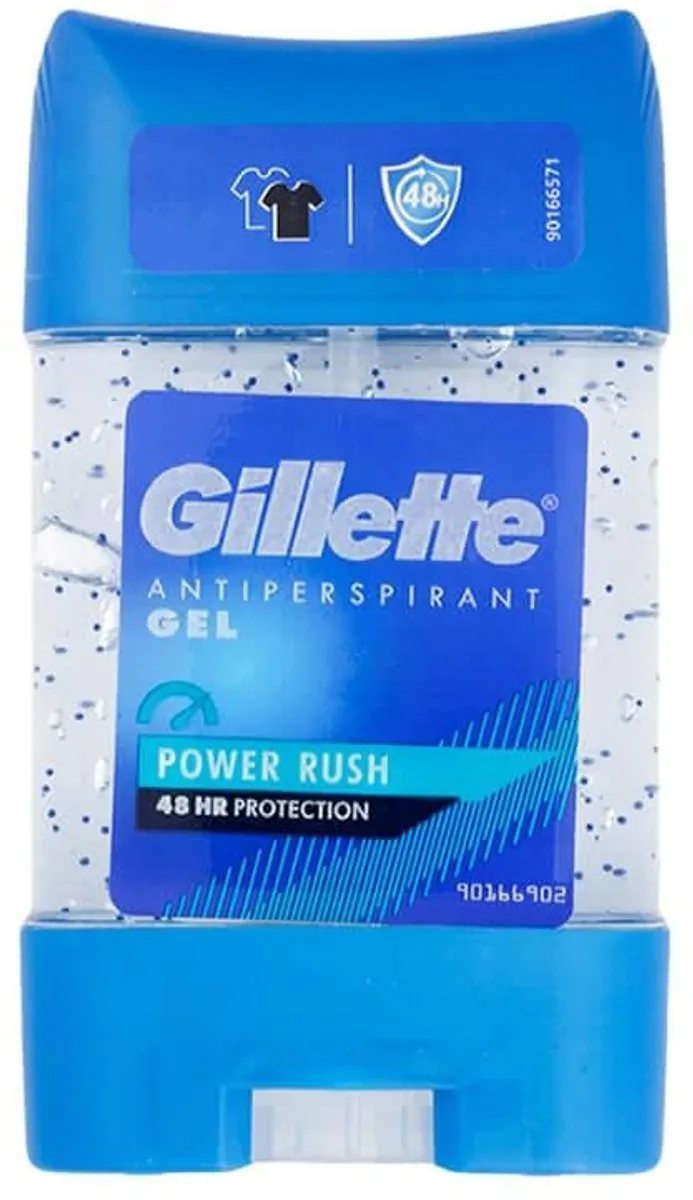 Gillette Power Rush Antiperspirant 48h Clear Gel 70ml