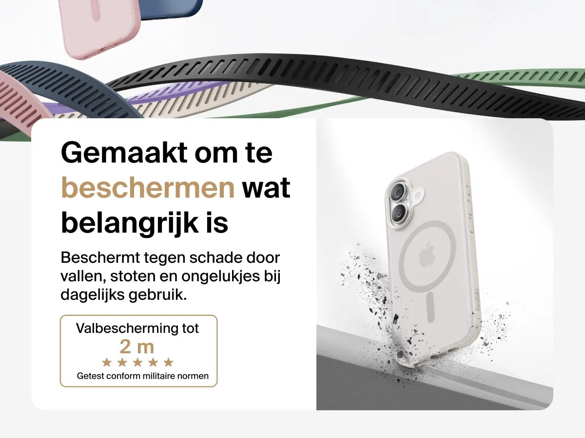 Belkin SheerForce Grip Hoesje MSA034HQSA - iPhone 17 - Zand