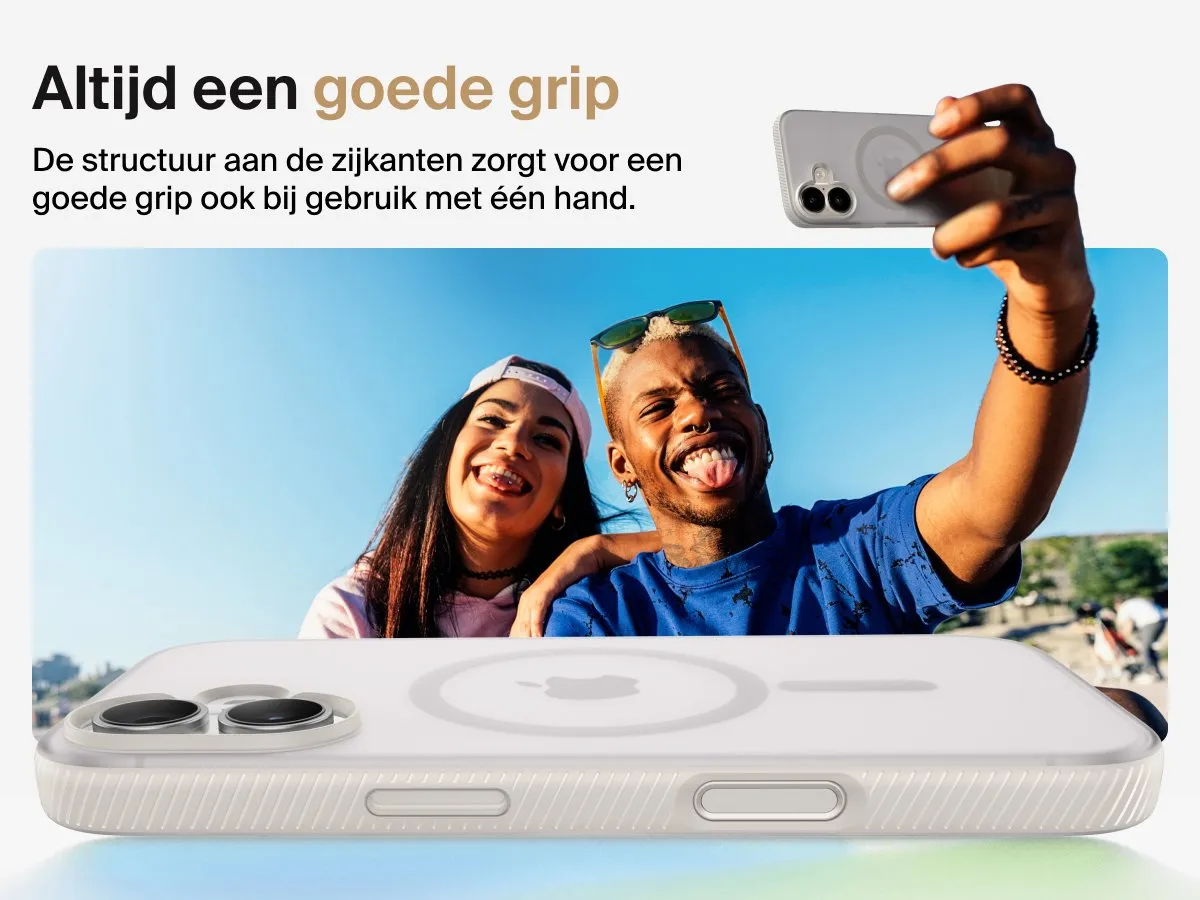 Belkin SheerForce Grip Hoesje MSA034HQSA - iPhone 17 - Zand
