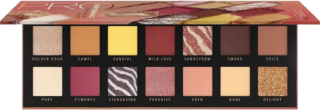 Catrice Pro Desert Romance Oogschaduw Palet - 14 Kleuren