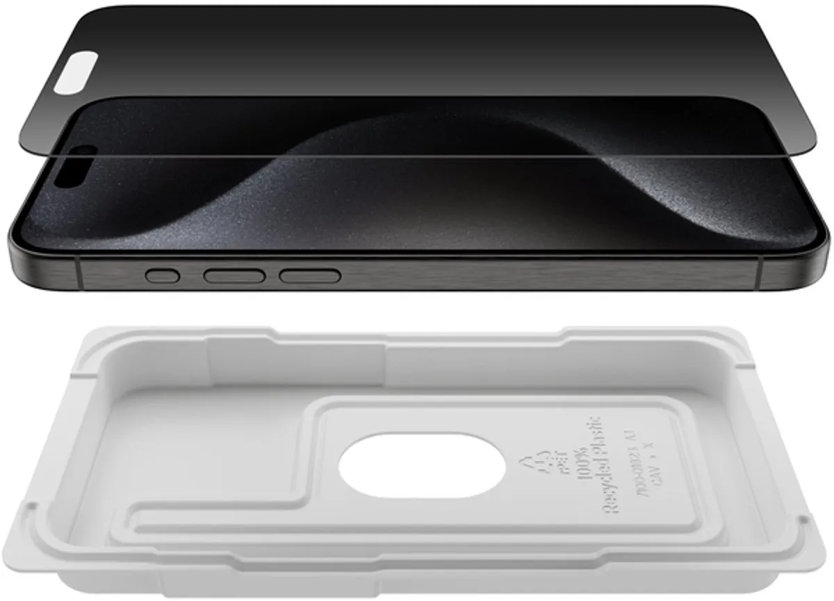 Belkin InvisiGlass Privacy Screenprotector iPhone 16 Pro Max