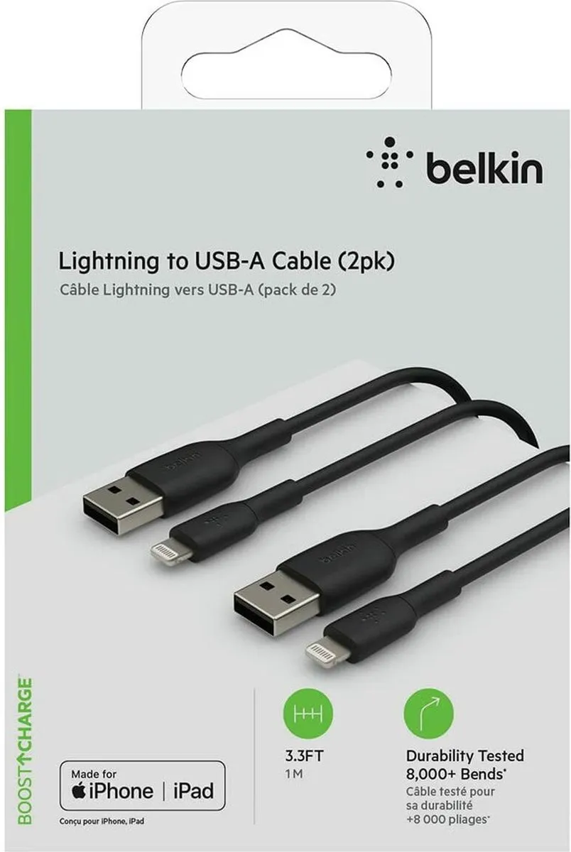 Belkin BOOST↑CHARGE Lightning/USB-A Kabel 1m