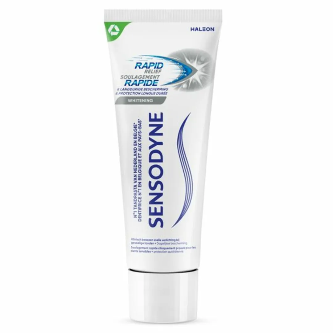 Sensodyne Rapid Relief Whitening Tandpasta 75ml - 20 Stuks