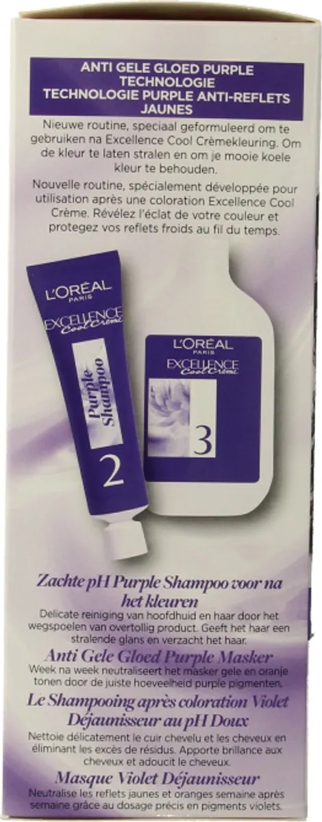 L'Oréal Paris Excellence Cool Crème 4.11 Haarverf - Permanent - 1035ml - afbeelding 6 van 6