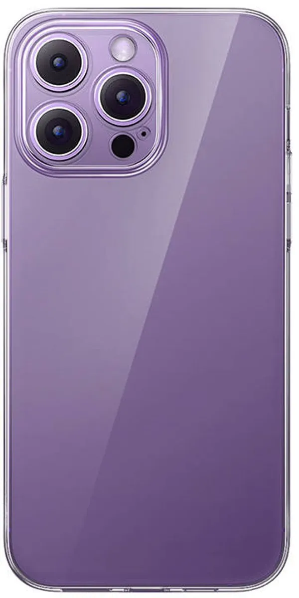 Baseus iPhone 14 Pro Max Hoes + Glas - Transparant - afbeelding 5 van 6