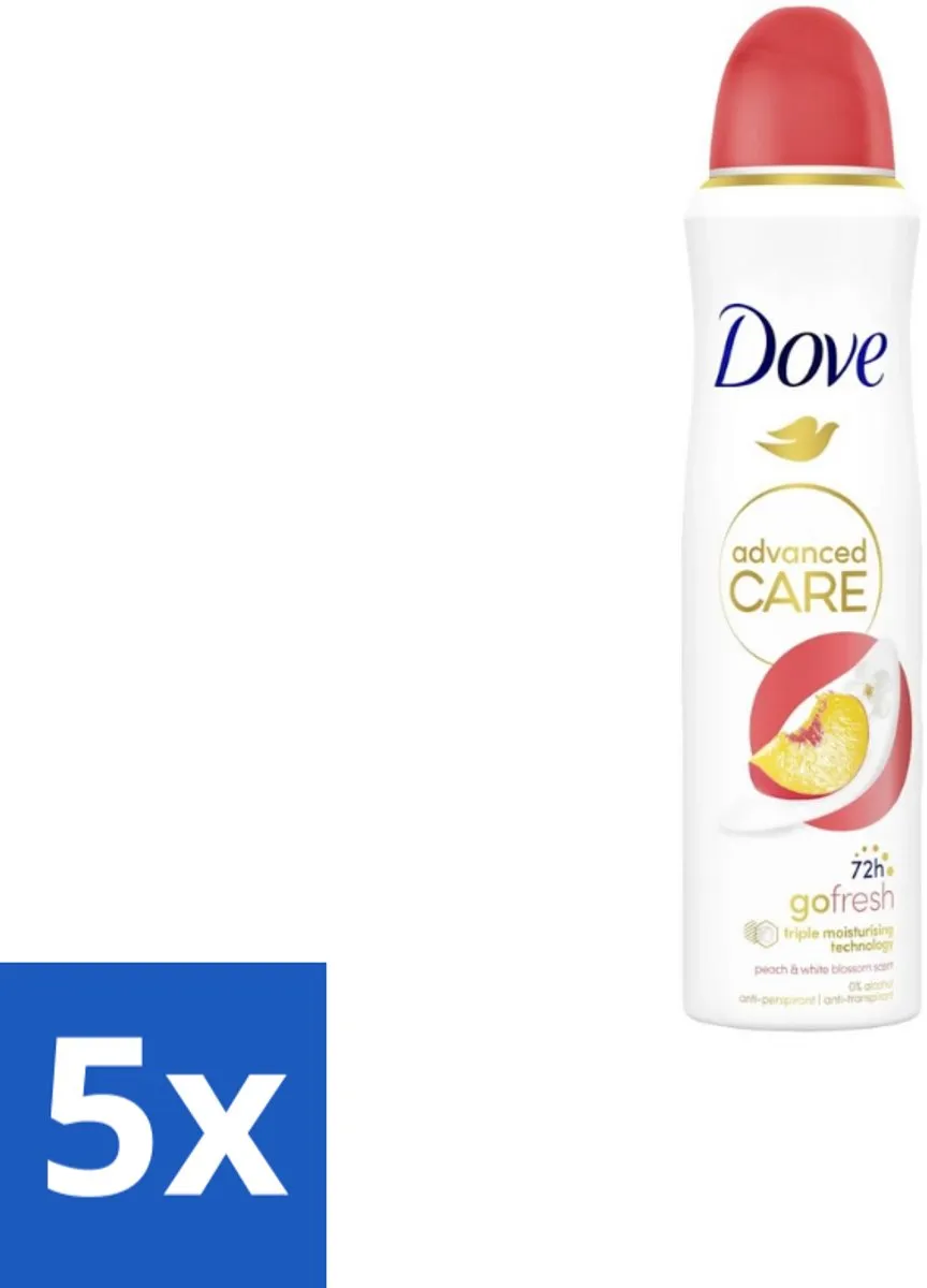 Dove Deodorant Spray Perzik 750ml