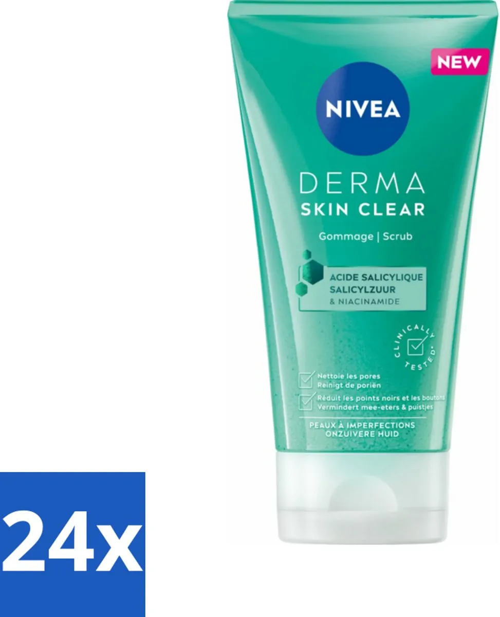 NIVEA Derma Huidzuiver Gezichtsscrub 150ml