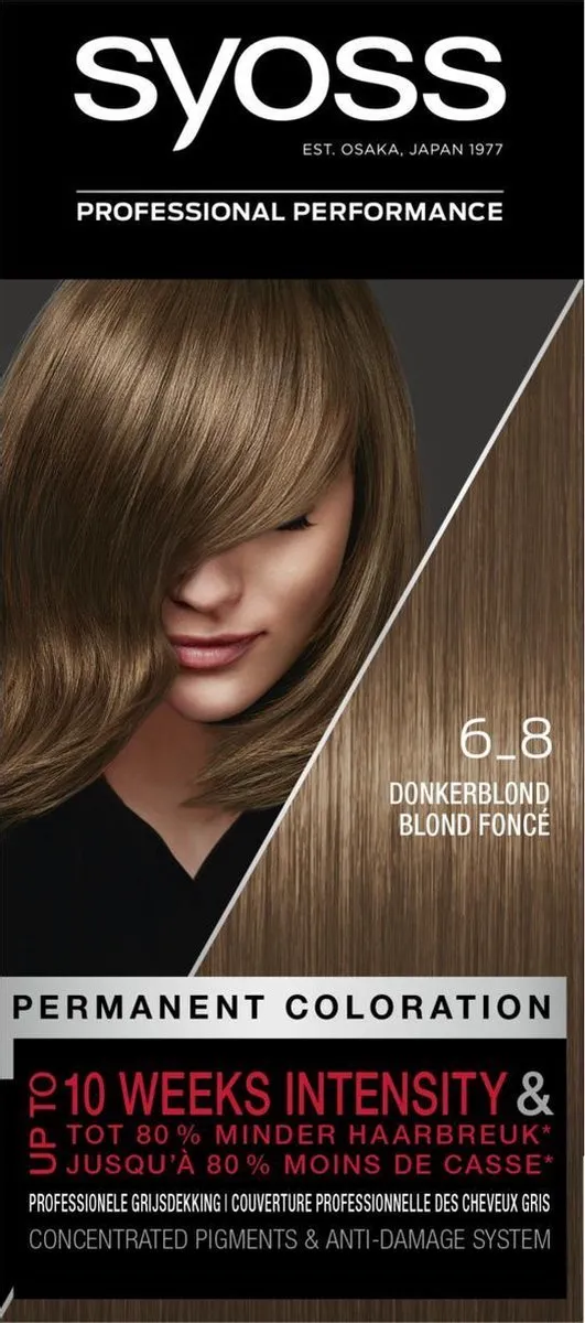SYOSS Haarverf 6-8 Donkerblond 345ml