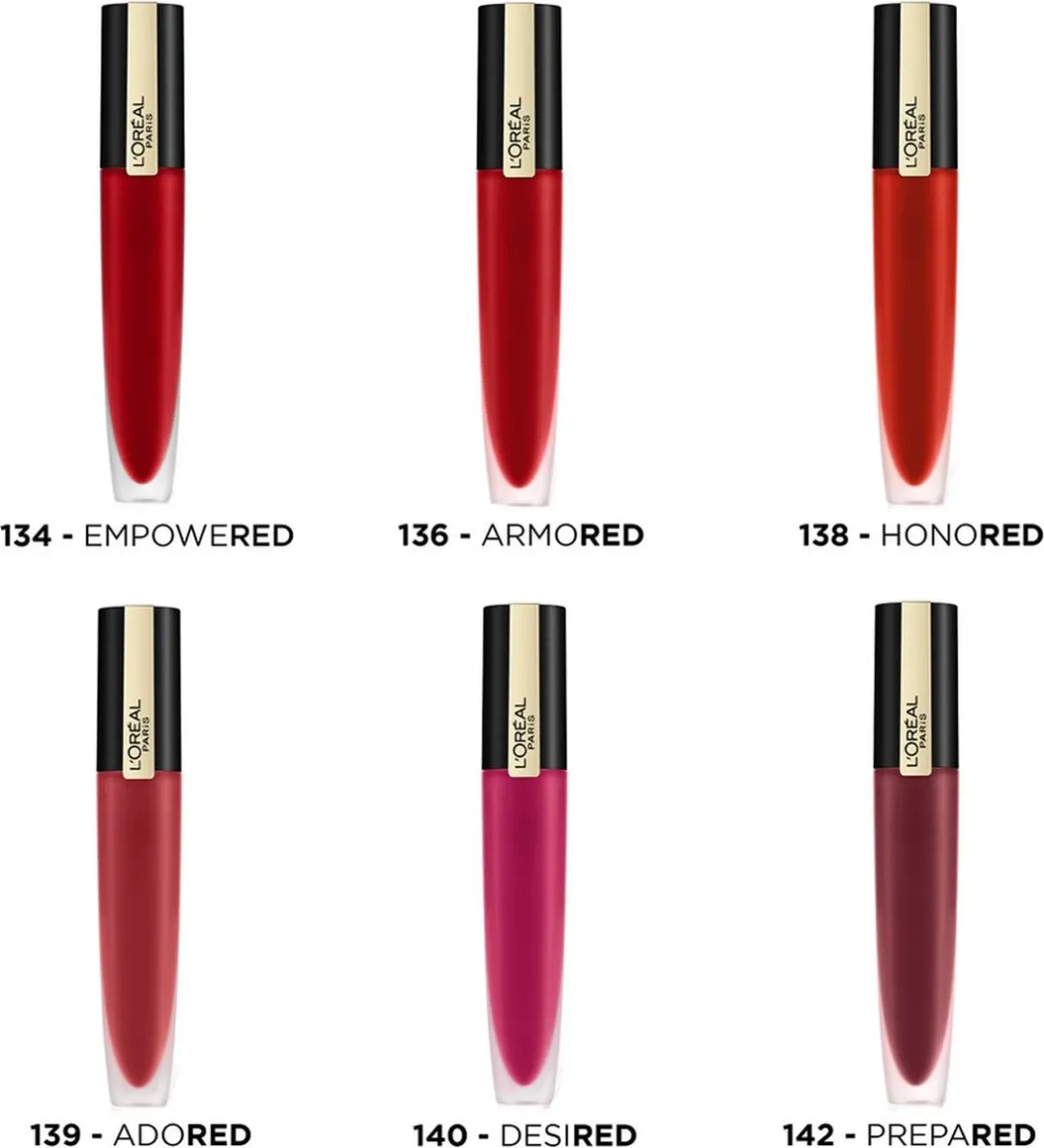 L'Oréal Paris Rouge Signature Matte Lipstick 140 Desired - 7ml - afbeelding 6 van 6