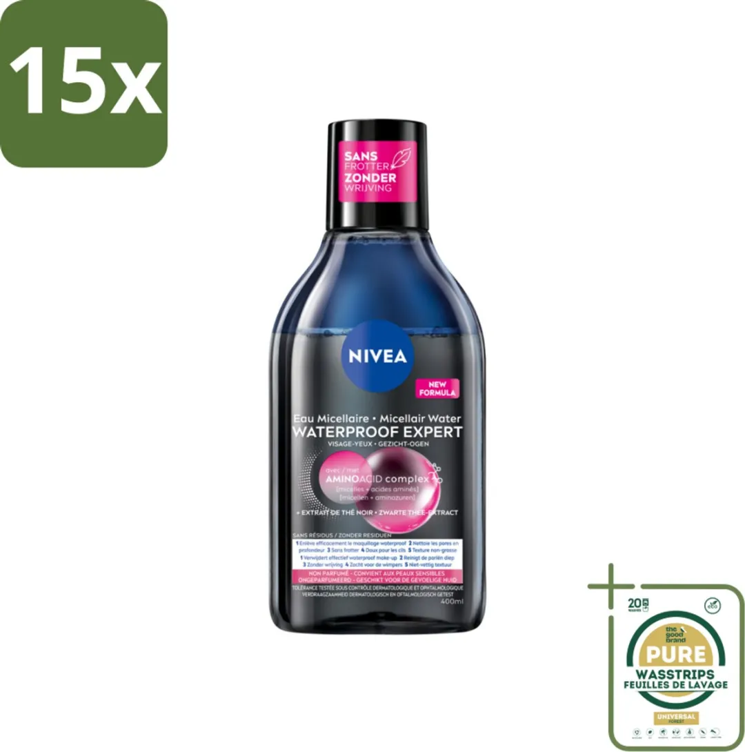 NIVEA Micellair Reinigingswater Waterproof Expert 400ml