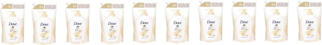 Dove Handzeep Navulling Fine Silk 500ml - 10 Stuks