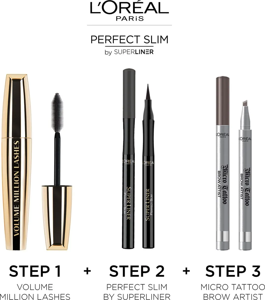L'Oréal Paris Make-Up Designer Superliner Perfect Slim Grijze Stifteyeliner 4,7ml - afbeelding 6 van 6