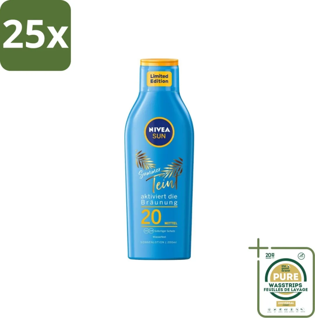 NIVEA Sun Zonnemelk SPF 20 Zomerteint 200ml