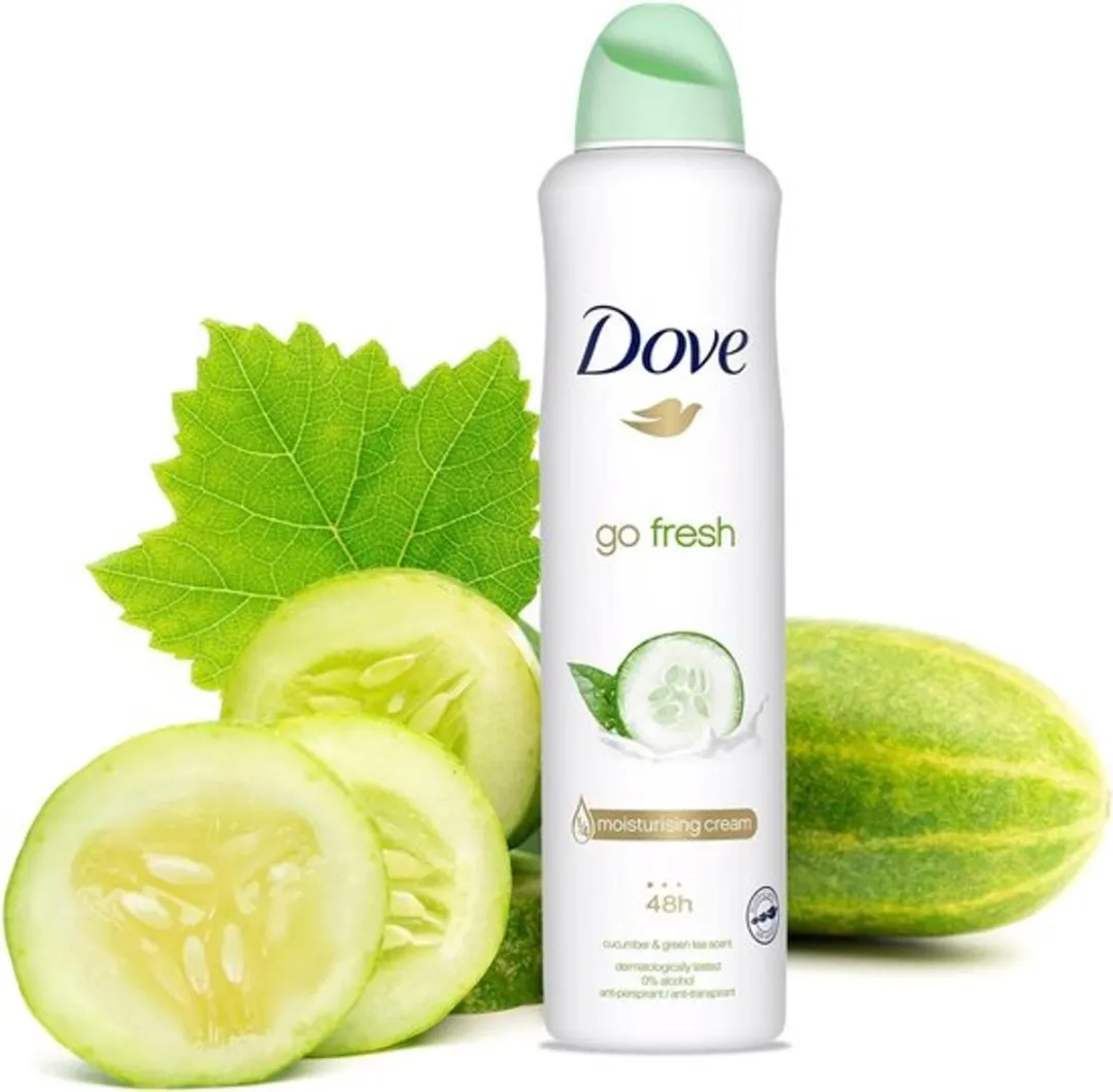 Dove Deo Spray Go Fresh Komkommer 750ml - 3 Stuks