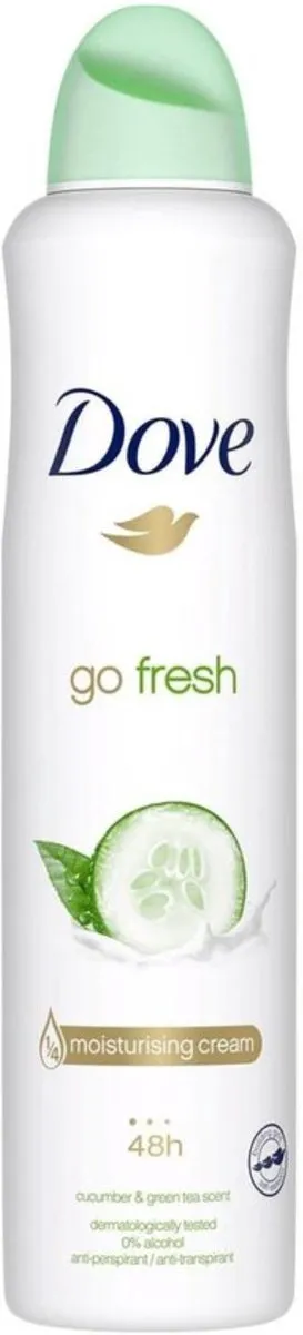 Dove Deo Spray Go Fresh Komkommer 750ml - 3 Stuks