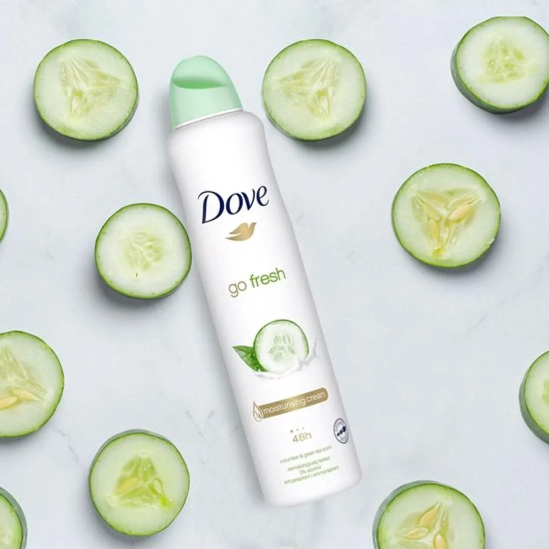 Dove Deo Spray Go Fresh Komkommer 750ml - 3 Stuks
