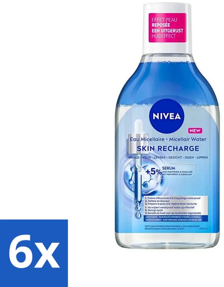 NIVEA Micellair Water Opladend 400ml - 2400ml (6x400ml)