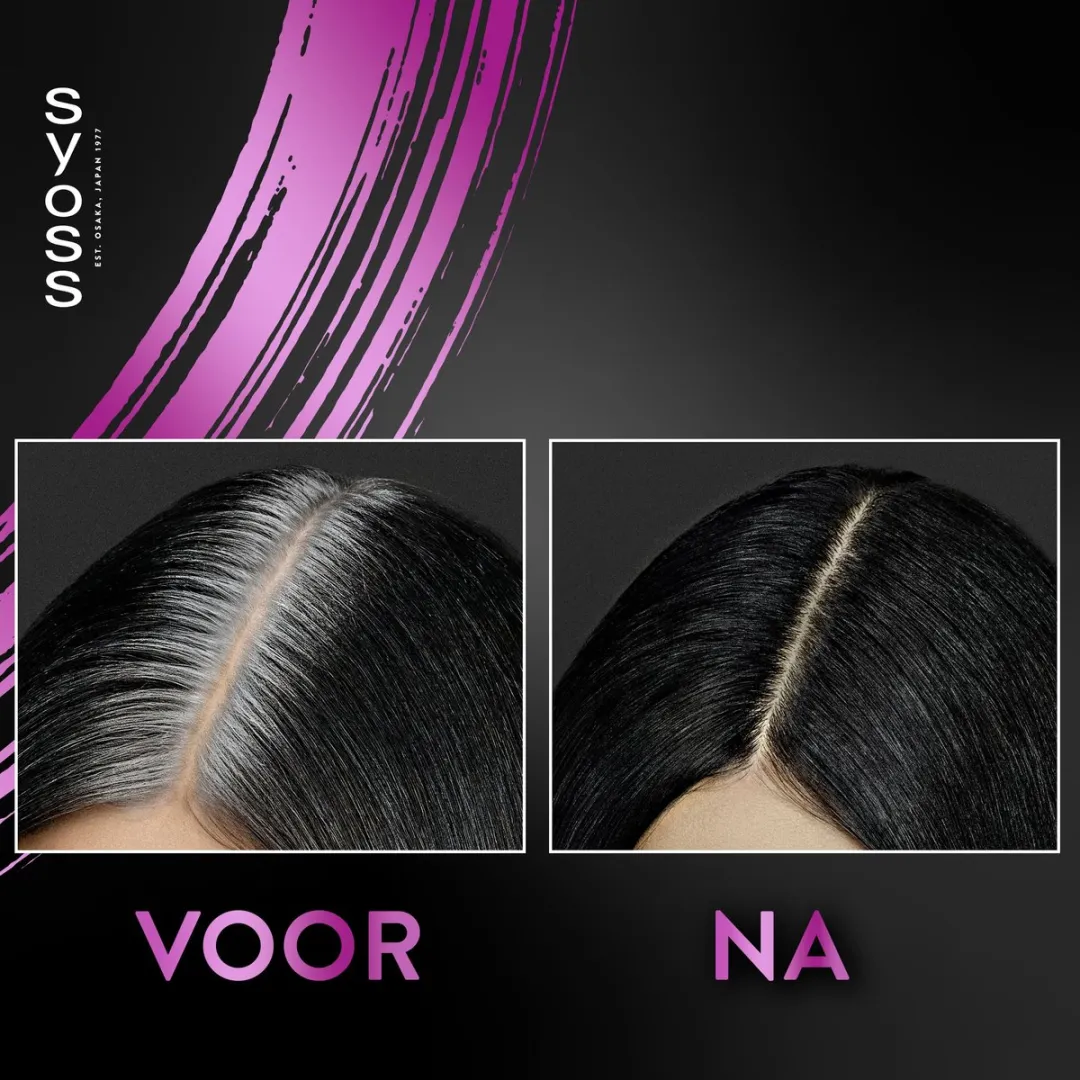 SYOSS Root Retouch Uitgroeispray Zwart - 3x120ml