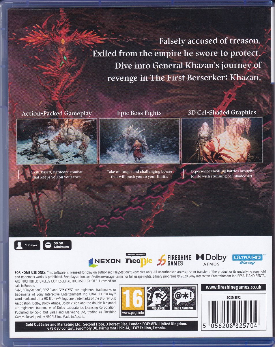 The First Berserker: Khazan - PS5