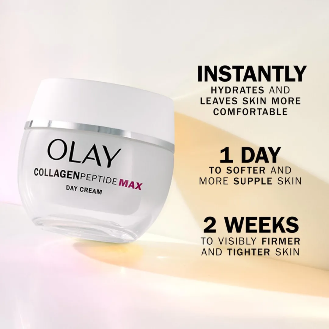 Olay Dagcrème Collagen Peptide MAX 200ml - 4 Stuks