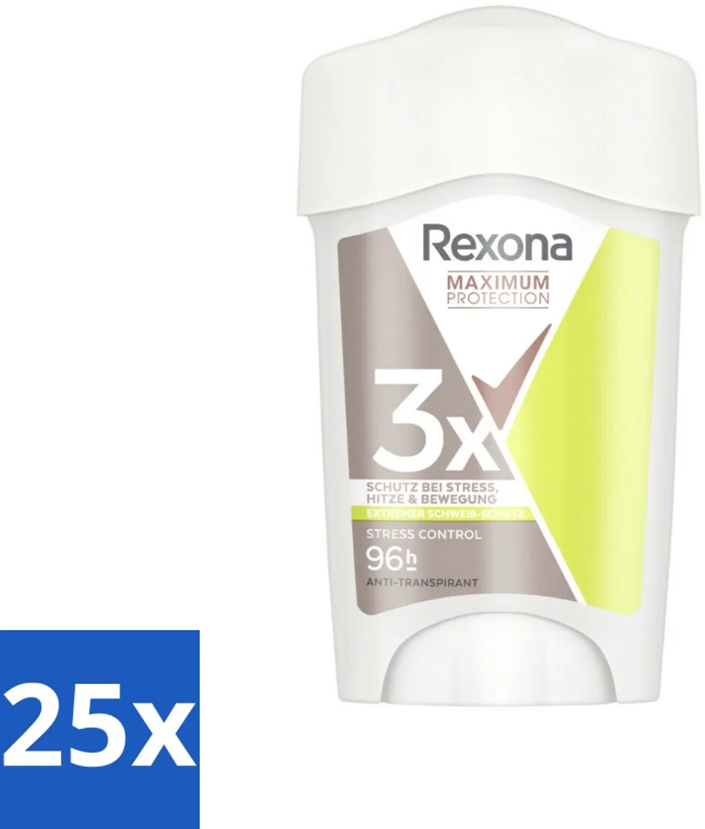 Rexona Deodorant Stick Maximum Protection Stress Control Dry 45ml