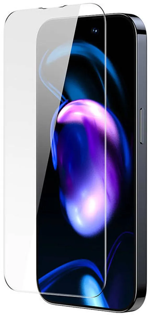 Baseus Crystal Gehard Glas 0,3mm - iPhone 14 Pro Max - 2 Stuks - afbeelding 3 van 6