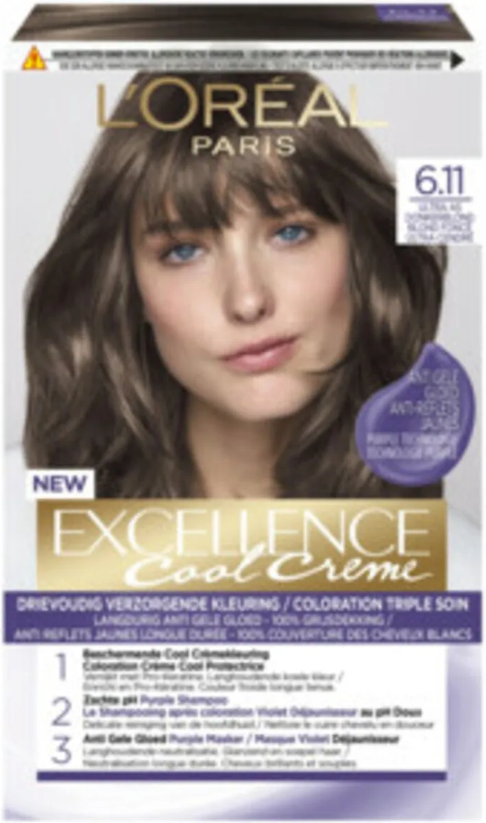 L'Oréal Paris Cool Cream Donkerblond + Uitgroeispray - 2 Stuks