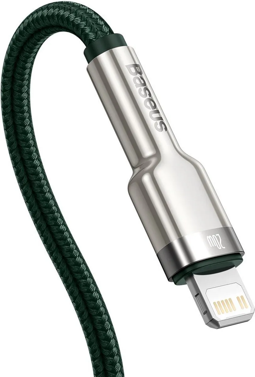Baseus 8022 USB-C naar Lightning Kabel 20W - 2m - Zwart