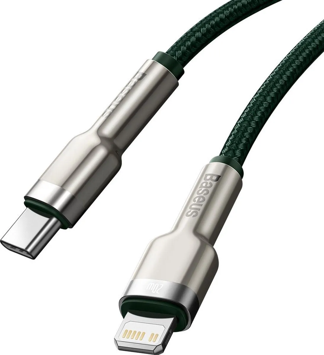 Baseus 8022 USB-C naar Lightning Kabel 20W - 2m - Zwart