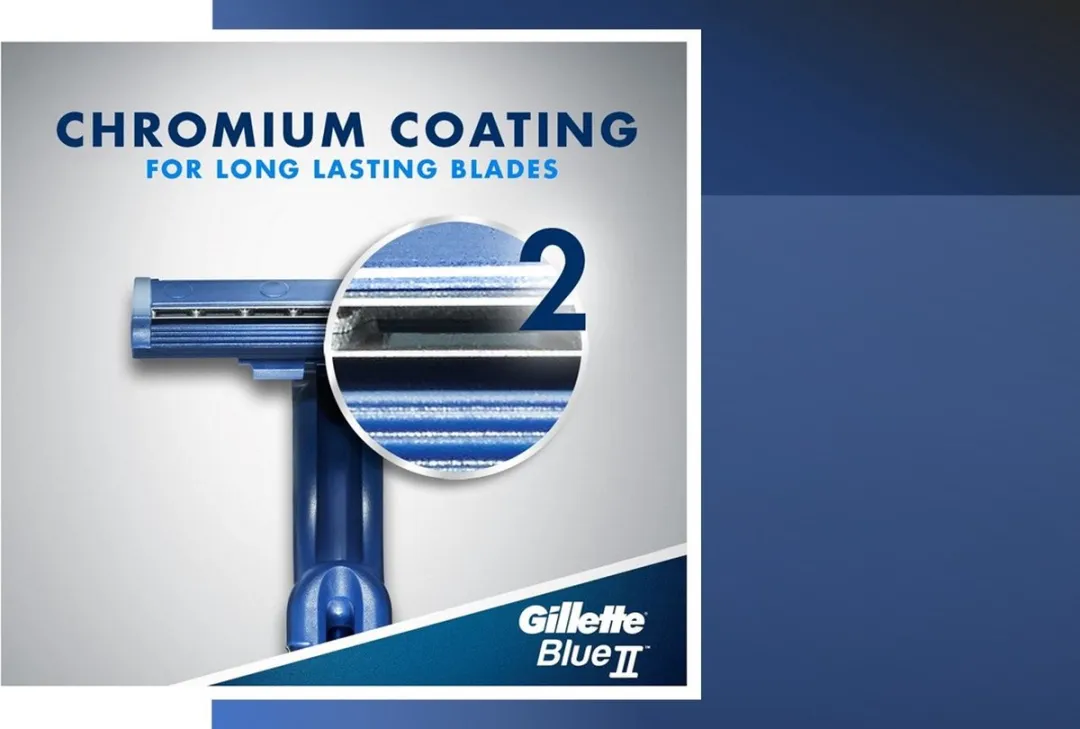 Gillette Blue II Wegwerpscheermesjes 20 Stuks - 3 Bladen