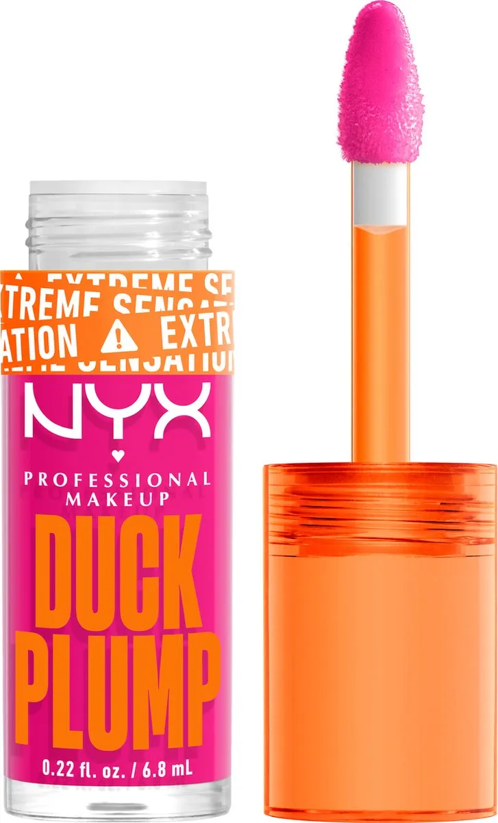 NYX Professional Makeup Duck Plump Bubblegum Bae Lipgloss 6.8ml - afbeelding 6 van 6