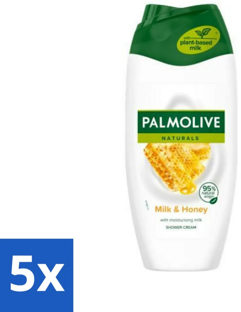 Palmolive Naturals Douchecrème Honing & Melk 250ml - 5x250ml