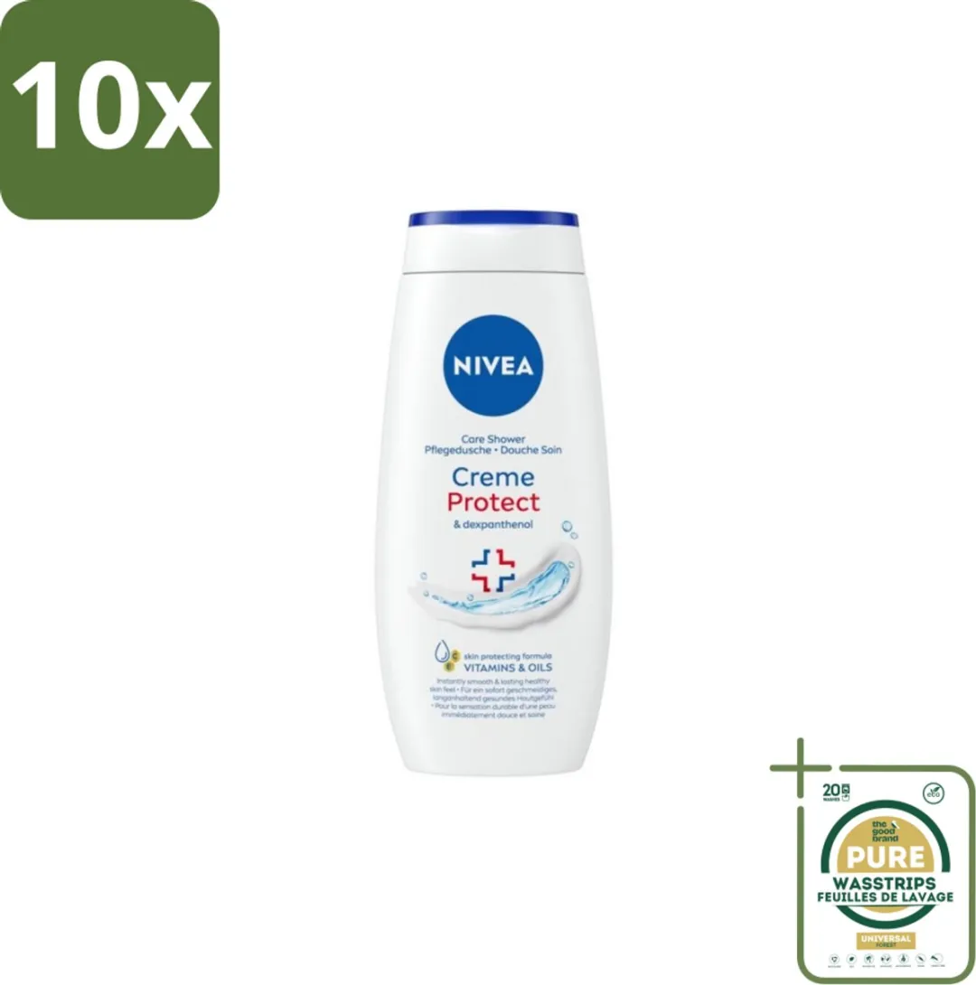 NIVEA Protect Douchecrème 250ml - 10 Stuks