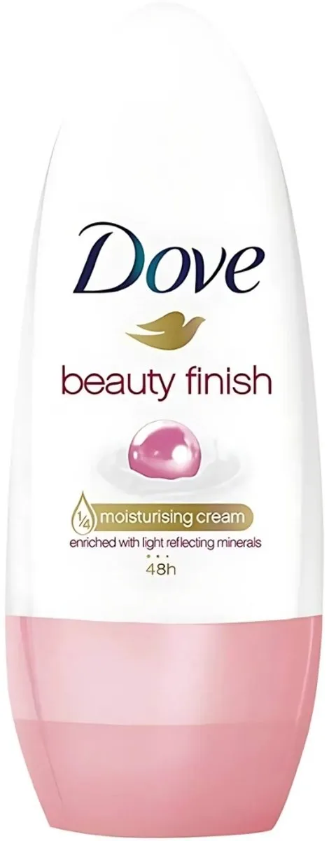 Dove Beauty Finish Roll-On Deodorant 100ml - 2 Stuks